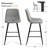 Seidman 26" Upholstered Low Back Counter Stool-539946773