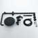 Exposed Pipe Shower System with 10" Overhead Shower, 3 Functions Tub Shower Faucet Sets with Rough-in Valve