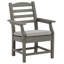 Chaise de patio avec coussins Ahumada
