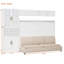 Lit escamotable double pleine grandeur avec canapé, tablettes USB et lumière-1208701230
