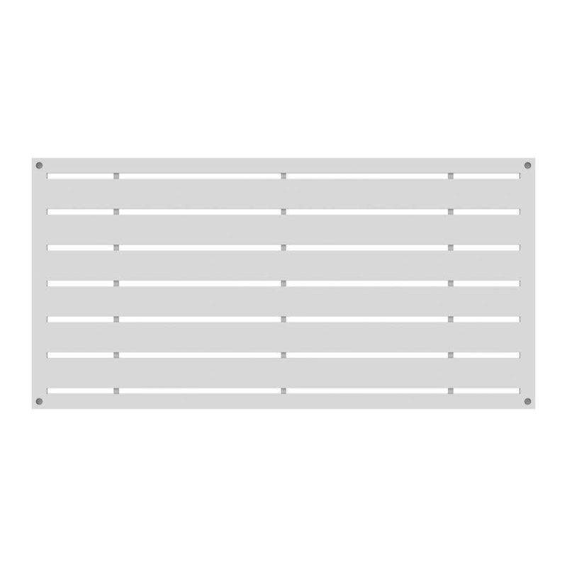 White Polymer 2x4 ft. Decorative Screen Panel