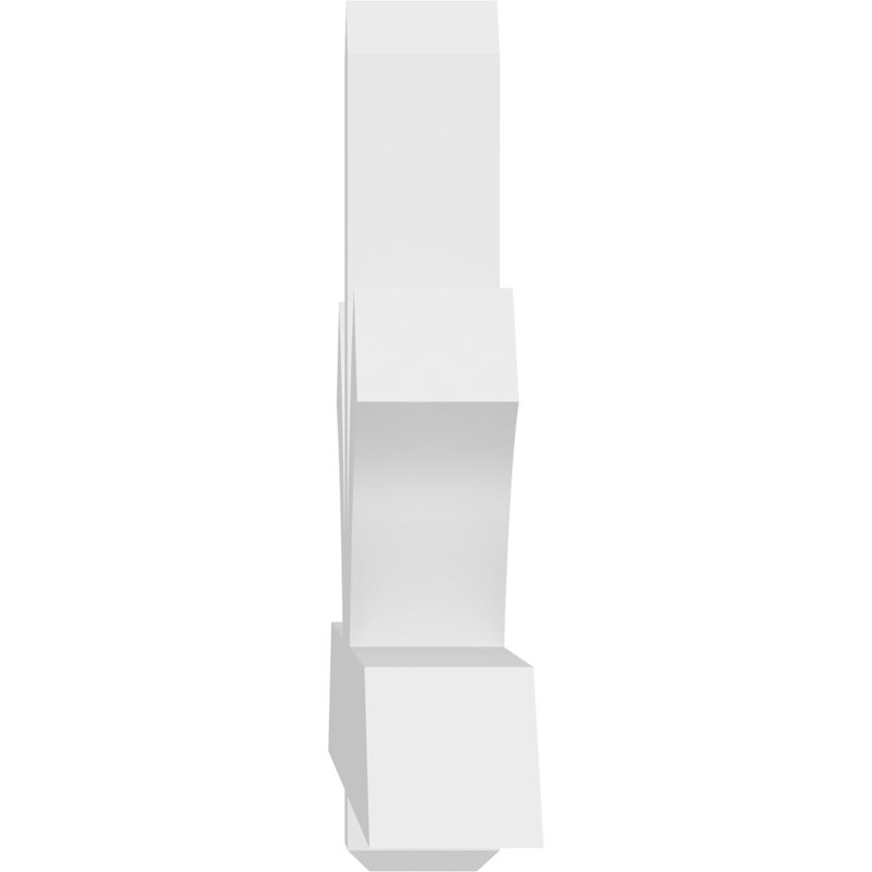 Support pour pignon en PVC Redmond, H 31,5 po x l 84 po (pas: 9/12), P 6 po x F 6 po