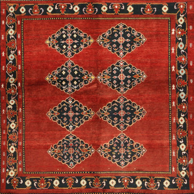 Tapis brun/gris zone contemporaine