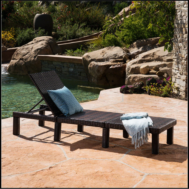 Chaise longue inclinable 78,25 po Gunnarr