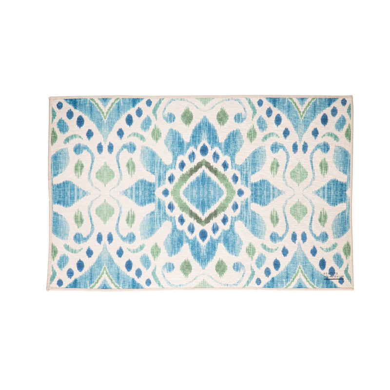 Tapis intérieur / extérieur lavable Ikat