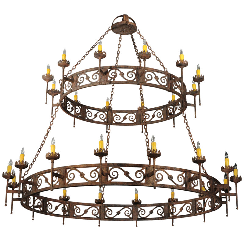 Rustic Lodge 16 - Light Chandelier