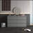Grey Large 6 Drawers Chest Of Drawer Dressers Table-720158783