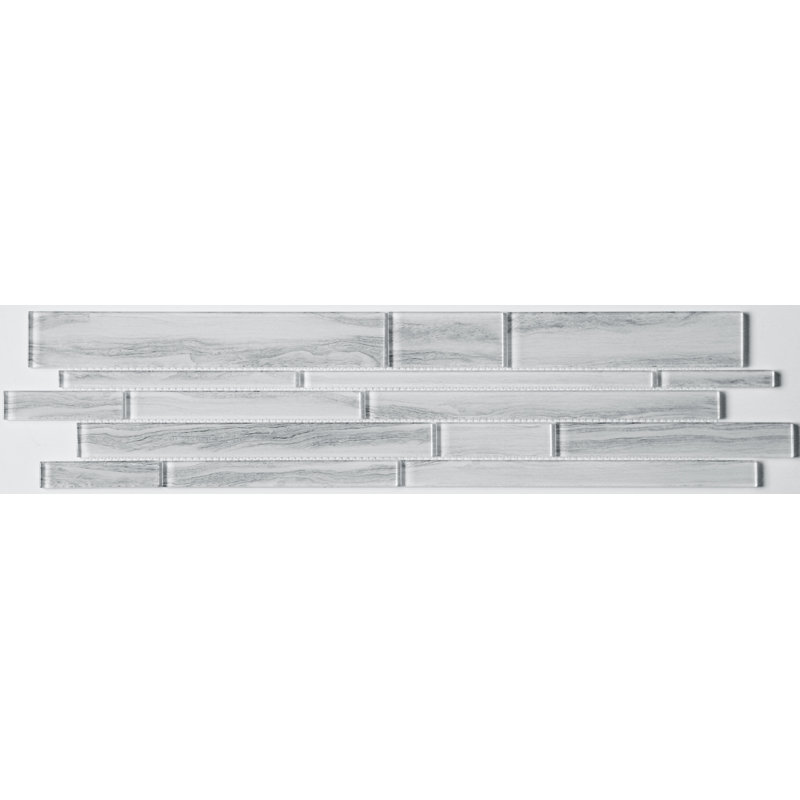 Zen™ Random Sized Glass Mosaic Tile, Calm