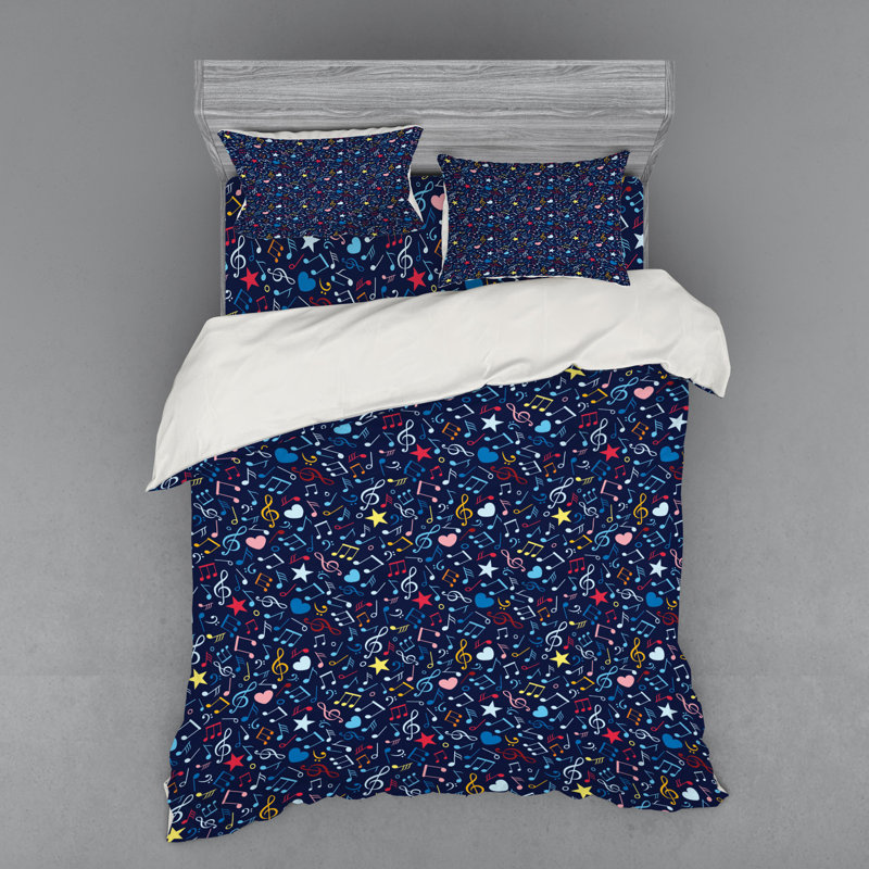 Modern & Contemporary Polyester Duvet Cover, Queen Duvet Cover + 3 Additional Pieces
