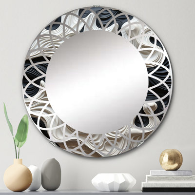 Zirak - Miroir mural moderne rond