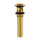 Pop-Up Bathroom Sink Drain Stopper with Overflow