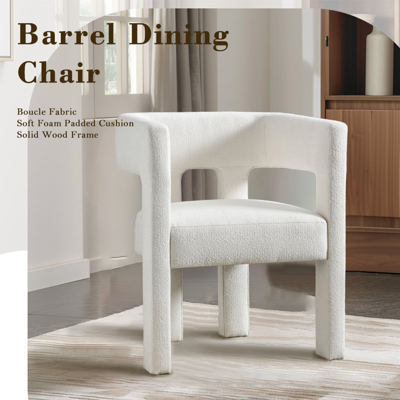 Fauteuil large de 20,9 po Mazari, Lin beige