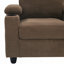 Ensemble fauteuil d'appoint et pouf de rangement avec dossier inclinable, porte-gobelets et ports USB-C-1809631243