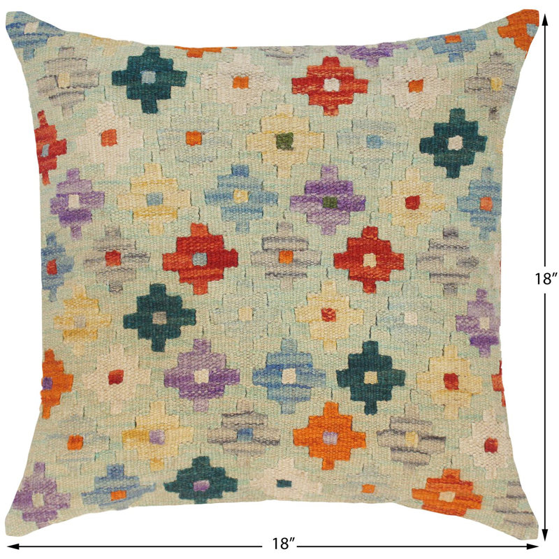 Housse et insert de coussin carré 100% laine