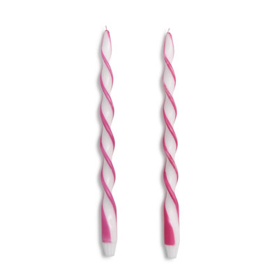 Ensemble de 2 bougies Ribbon Twist Taper