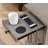 Saldana Solid Wood Top End Table with Storage and Built-In Outlets-1980558573
