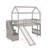Twin Loft Bed With Slide-1398947008