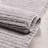 Marina Carlow Solid & Striped Textured Taupe Ivory Ultra Soft High-Low Shag Rug-64153608