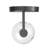 Hansley Wall Sconce with Clear Glass
