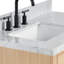 Meuble-lavabo simple en bois massif 36 po Tidworth avec plateau en marbre de Carrare 1,5 po-1546052620-1546052611-1566296948