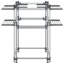 Portemanteaux à linge autoportant pliable en aluminium 42,1 x 42,1 x 47,2 po