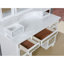 Ensemble coiffeuse avec tabouret et miroir Isaiah-Michael-517080231