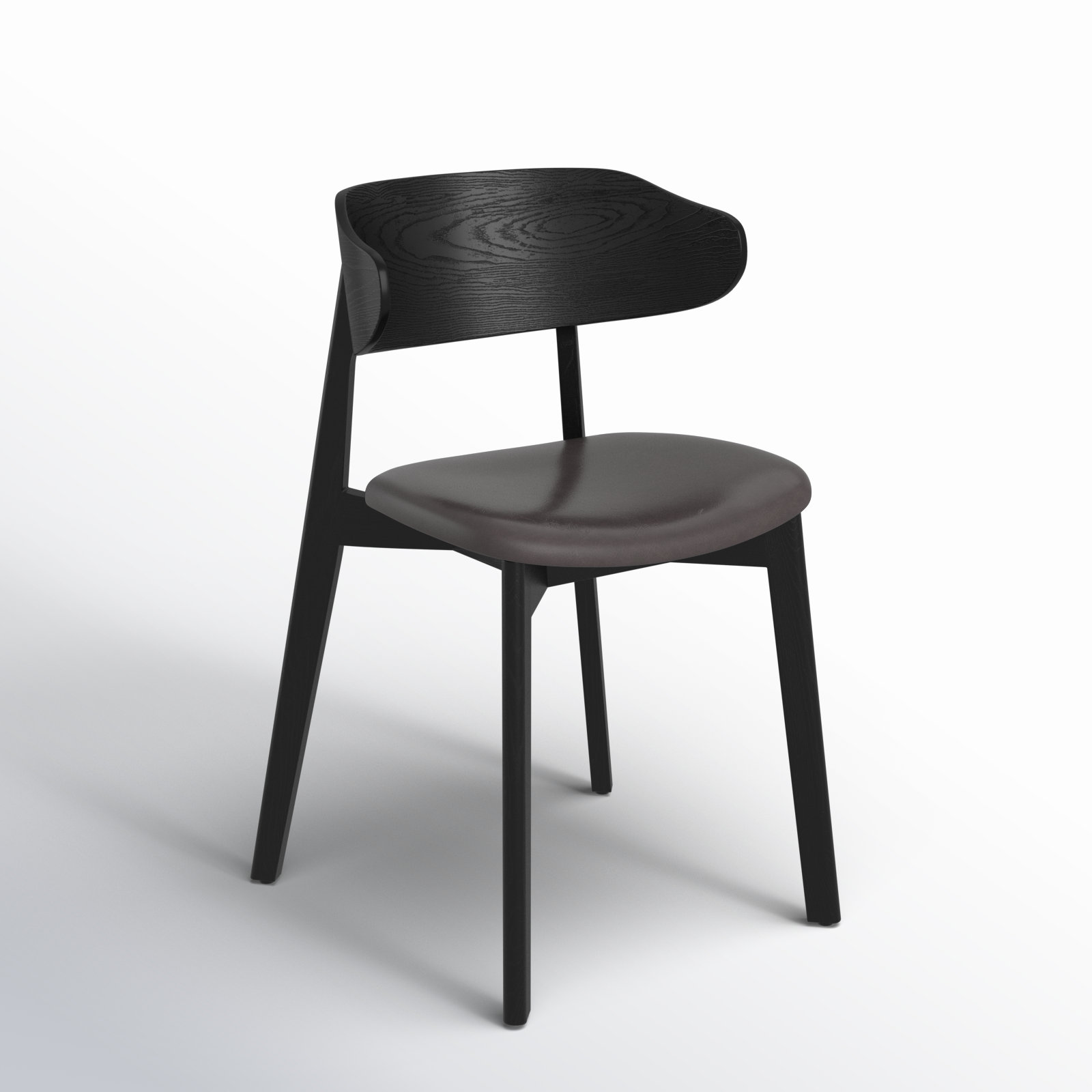 Kassel Solid Wood Wingback Side Chair - Thumbnail 2