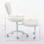 Fauteuil de méditation artificiel à poils de lapin plus, fauteuil à pieds croisés avec roulettes, fauteuil TDAH, fauteuil de bureau Criss-1248456815