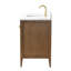 Ensemble de meuble-lavabo autoportant avec lavabo en marbre 60 po Lavallon-105275185-105275183