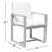 Joly 8 - Person Wood Patio Dining Set with Rectangular Table , Cushions Included