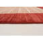Tapis unique en laine noué à la main crème / rouge foncé de 4 pi 10 po x 6 pi 4 po Anautica