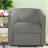 Compact Grey Recliner With Power Lift, Durable Chenille For Seniors
