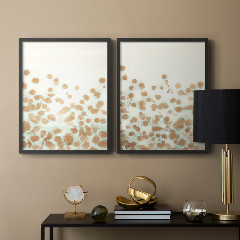 Printed Bronze Suspension Study I-Premium, reproduction encadrée - prête à être accrochée - aucun clou requis