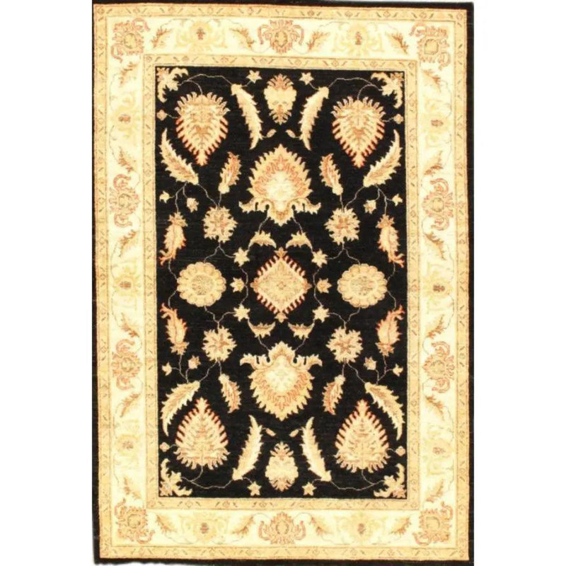 Canvello Hand-Knotted Farahan Area Rug - 4'2" X 6'1"