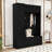 Minimalist Hall Tree with Built-In Seating Bench, Storage Cabinets, Adjustable Shelf and Metal Hooks-2009229900