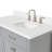 Macnair 42" Single Bathroom Vanity with White Quartz Top-85364068