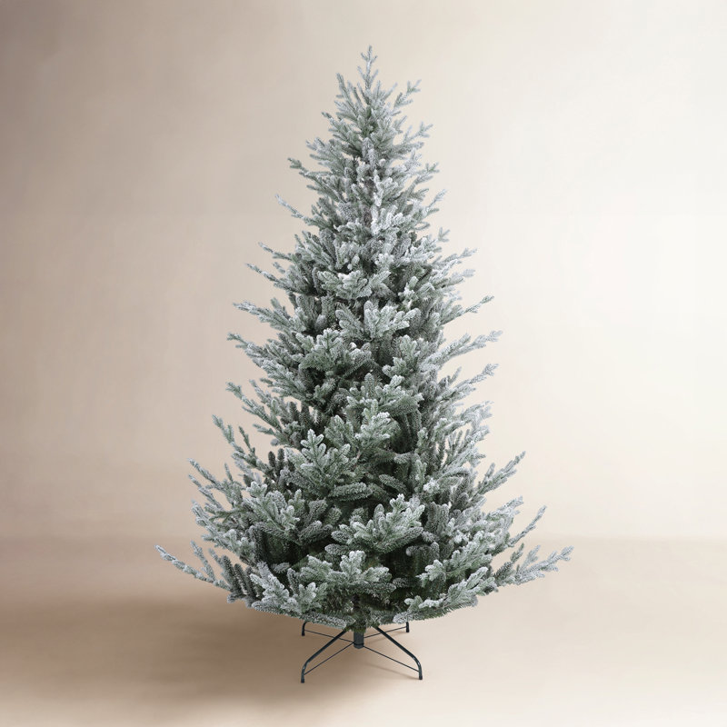 Sapin de Noël givré, H 6,5 pi