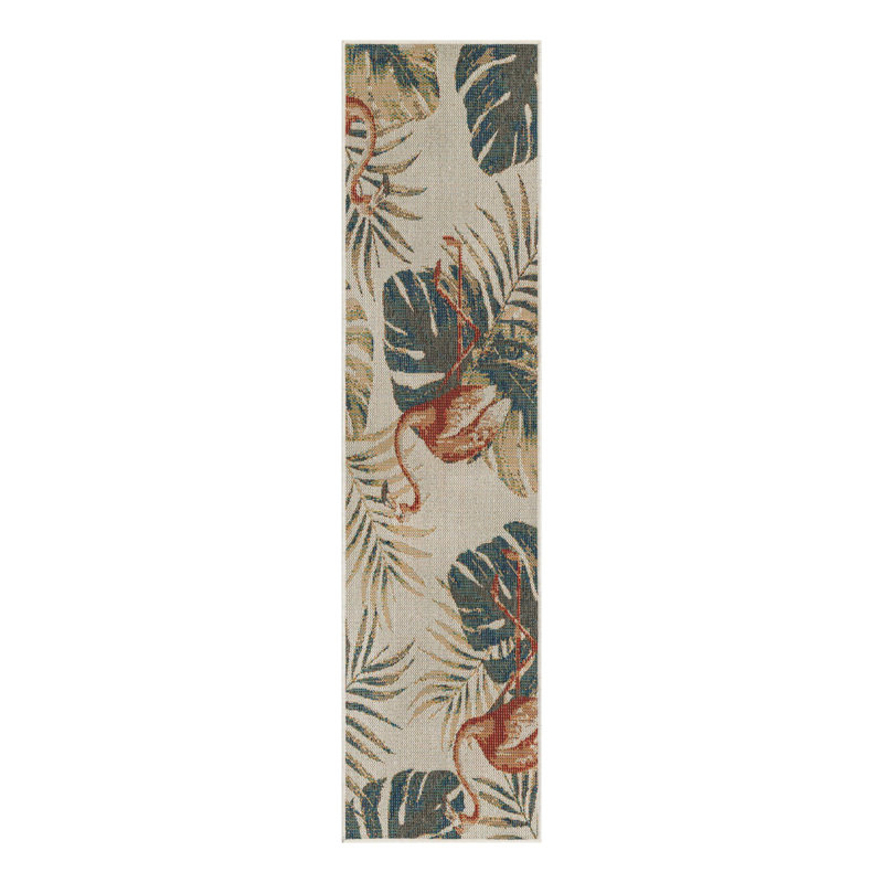 Sherwin Floral Indoor / Outdoor Rug, Runner 2' x 7'10"