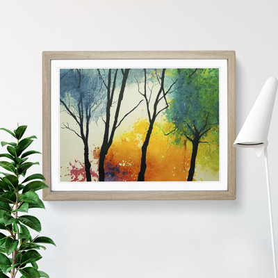 Glorious Trees Abstract - Single Picture Frame Print