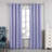 Bursaite 100 Percent Blackout Double Layers Lined Curtain Panel Pair-1142646899-1142647683