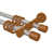Chrome/Cherrywood Lacquered
