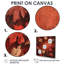 «Red Falling Maple Leaves I» - art mural feuilles-2126784516-2126784541-2126784531