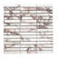 Carreau de mosaïque en porcelaine pour plancher et mur 1 "x 3" Viola
