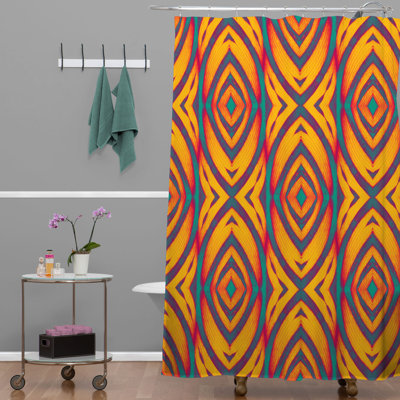Wagner Campelo Geometric Shower Curtain