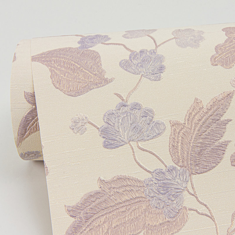 Rouleau de papier peint L 33 pi x l 20,5 po Noar, Rose