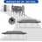 10x30 FT Pop up Heavy Duty Canopy, UPF 50+ Waterproof Outdoor Party Tents-104879252