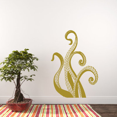 Adhésif décoratif pieuvre