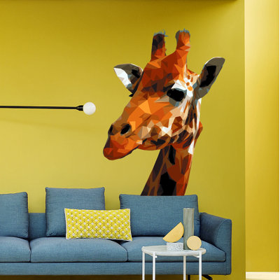 Adhésif décoratif girafe
