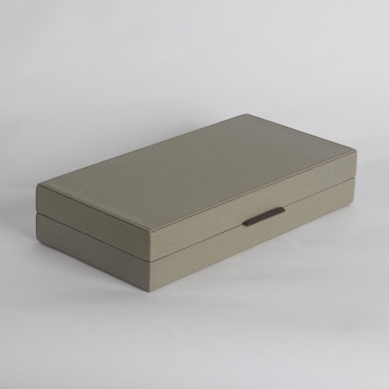 Alpen Box-Bark-Lg, Bark, 2.75" H x 14" W x 7" D