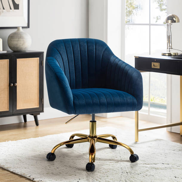 Kelly Clarkson Home Louise Velvet Hand-Curated Task Chair & Reviews ...